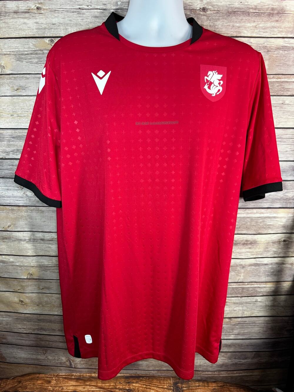 Macron Wales Red Home Rugby Jersey Shirt 3XL Performance System